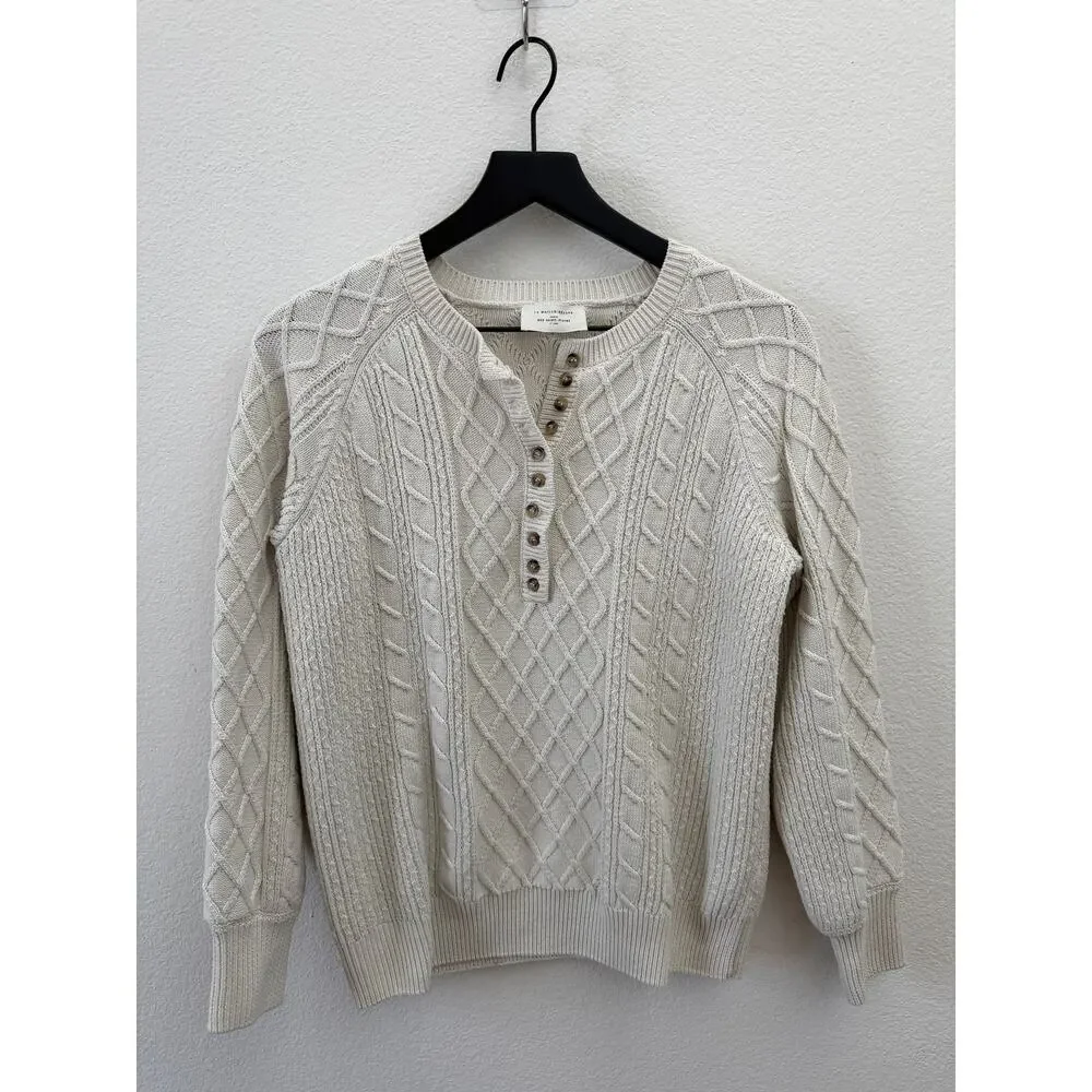 Sezane Bree Jumper in Cream size M - Picture 7 of 10